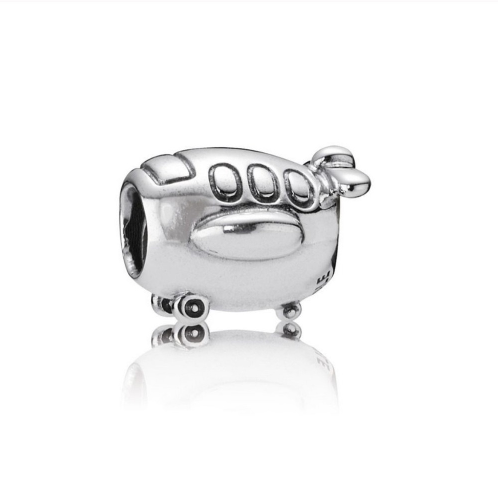 Retired airplane pandora charm